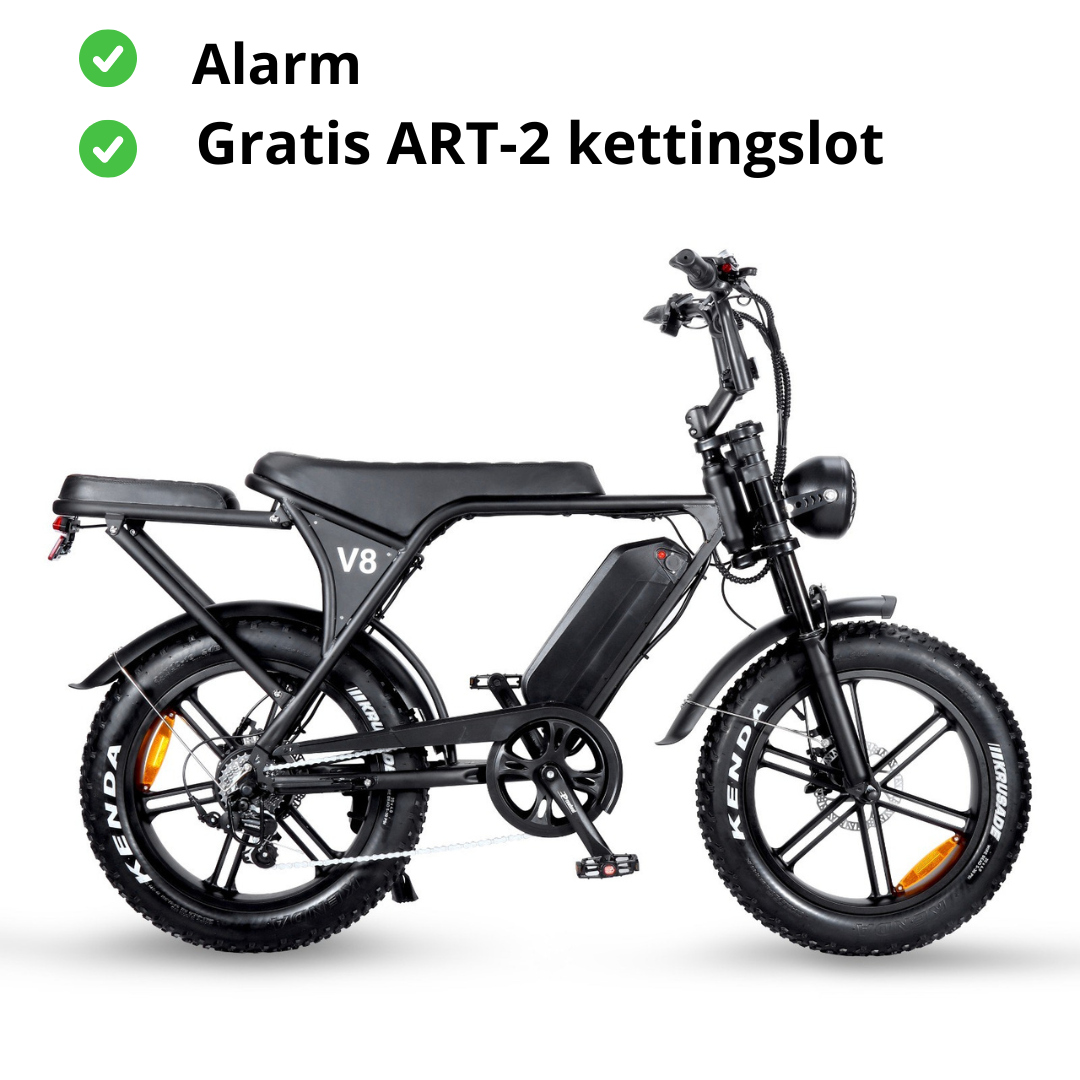 Ouxi V8 3.0 Fatbike 250W 2024 Hydraulische remmen www.koopjefatbike.nl