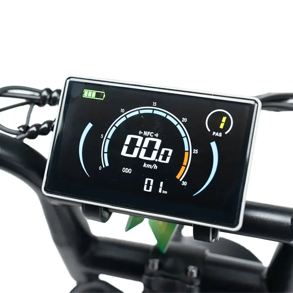 OUXI V8 6.0 (C80) MAX - Dubbele accu - Fatbike 2025 + achterzitje + voetsteuntjes + alarm + ART-2 kettingslot 🎁