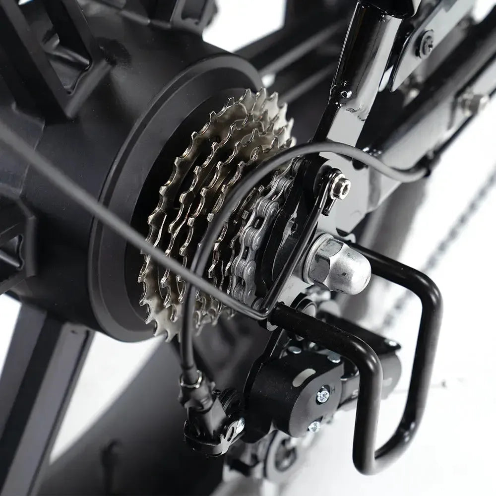 OUXI V8 6.0 (C80) MAX - Dubbele accu - Fatbike 2025 + achterzitje + voetsteuntjes + alarm + ART-2 kettingslot 🎁