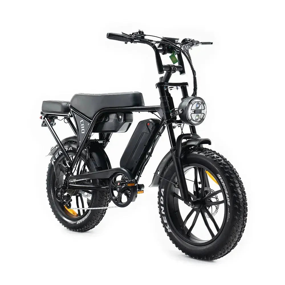 OUXI V8 6.0 (C80) MAX - Dubbele accu - Fatbike 2025 + achterzitje + voetsteuntjes + alarm + ART-2 kettingslot 🎁