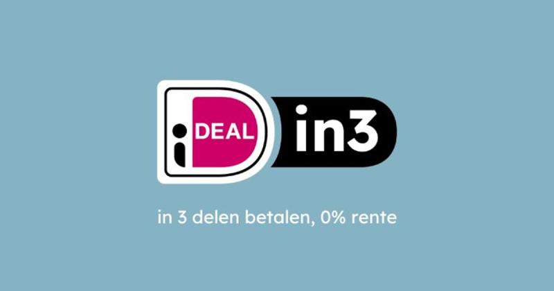 Betaal je aankoop in 3 delen, zonder rente. achteraf betalen