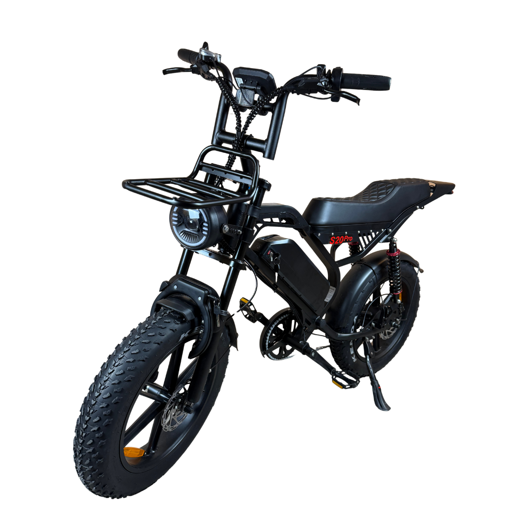 S20 PRO Fatbike Zwart 2025 - Combi-Deal 🔥