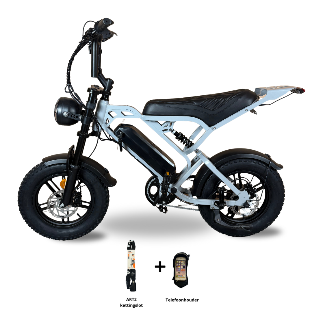 V20 mini Special Edition Fatbike 2025 Grijs | Combi-Deal 🔥