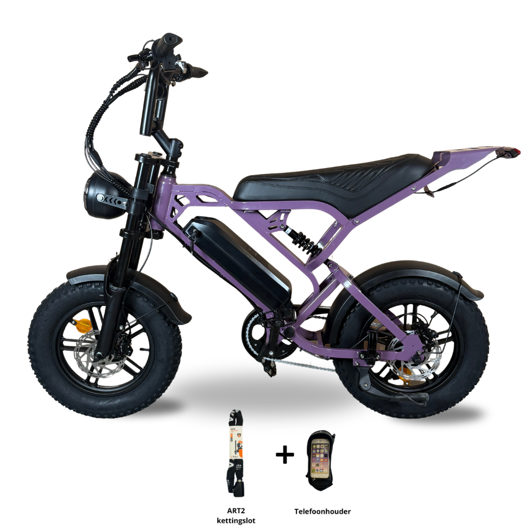 V20 mini Special Edition Fatbike 2025 Paars | Combi-Deal 🔥