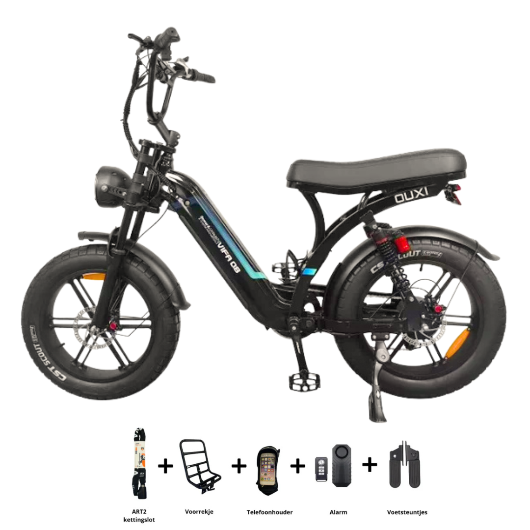 OUXI Q8 Fatbike 2025 | Lage instap | Combi-Deal 🔥