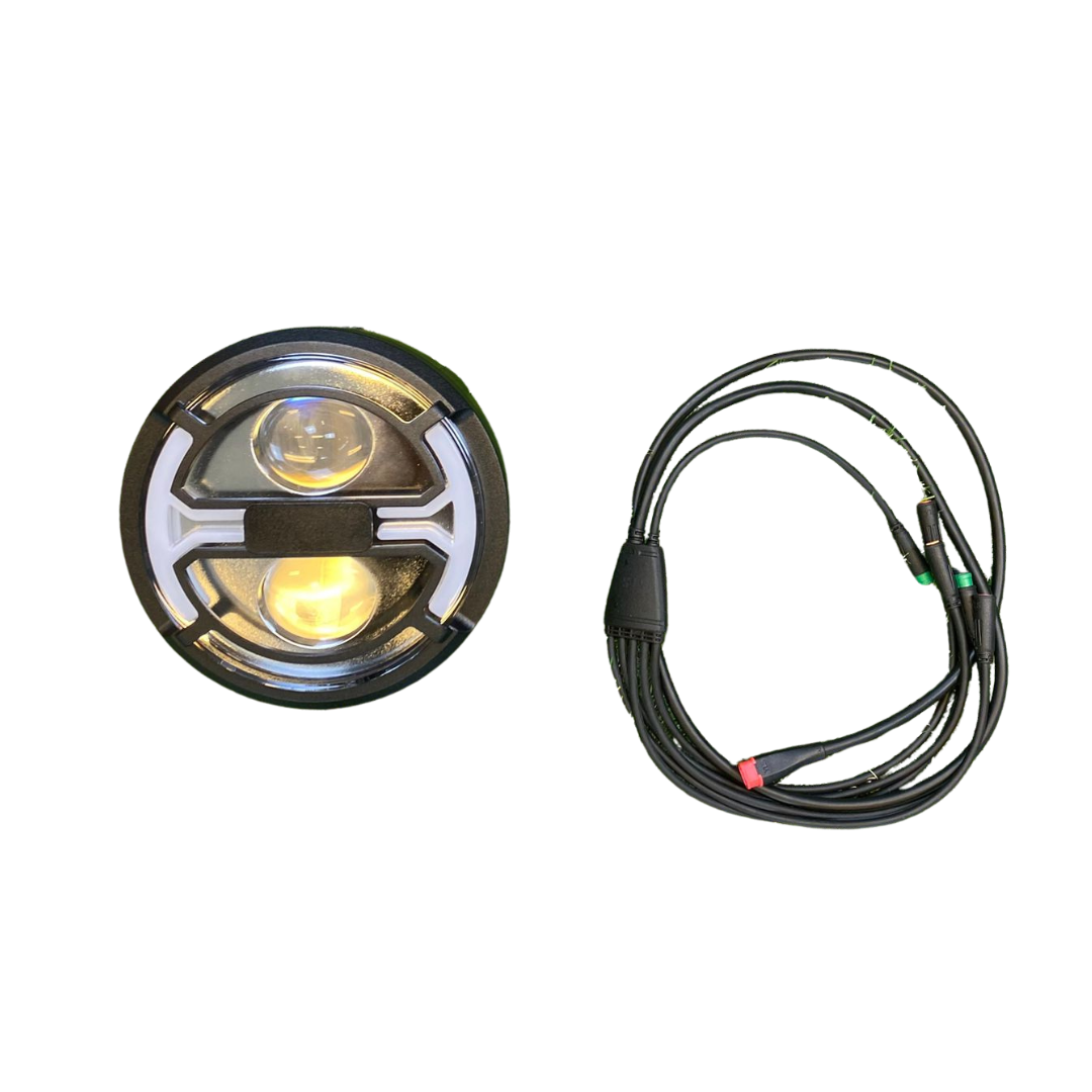 Ouxi - Koplamp met knipperlicht + kabelboom
