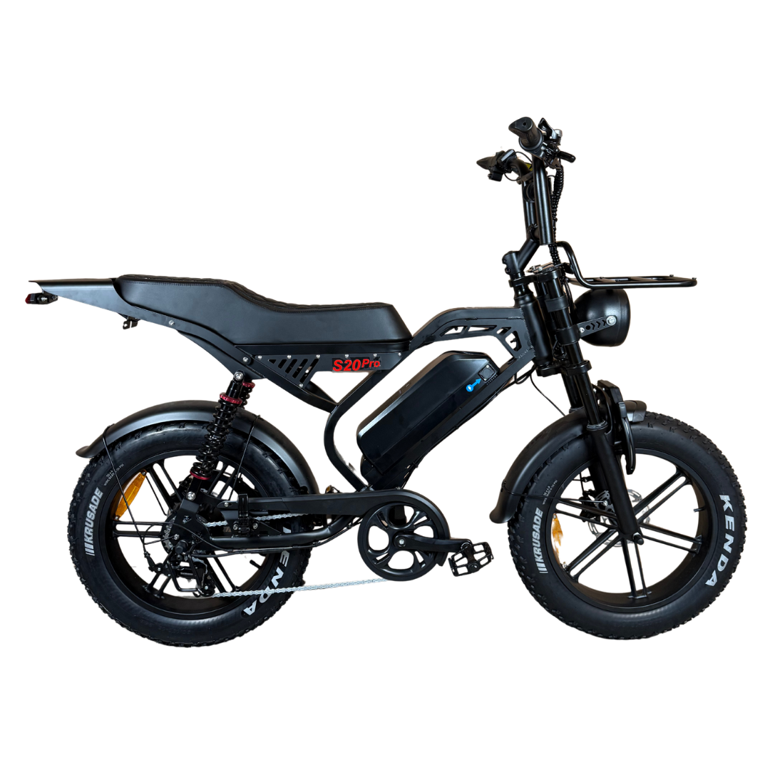 S20 PRO Fatbike Zwart 2025 - Combi-Deal 🔥