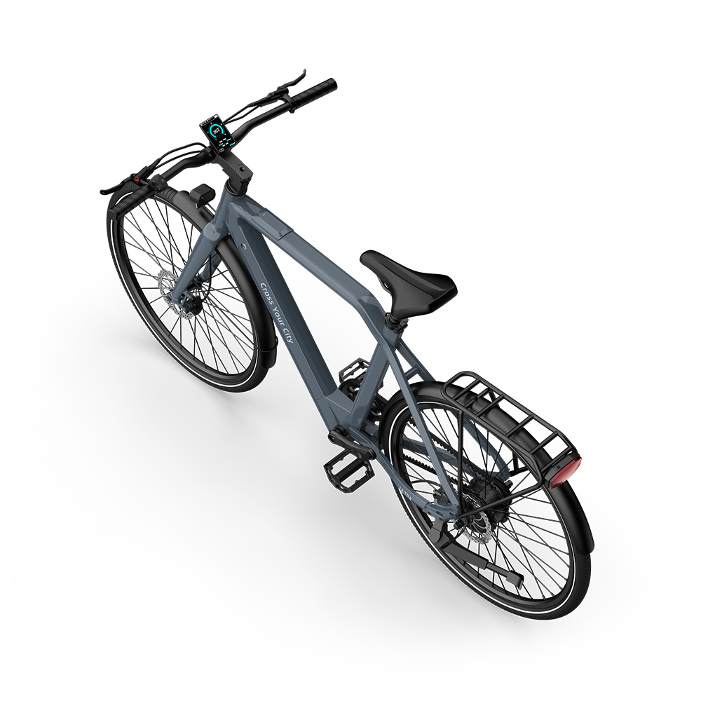ADO Air 30 Pro | Ultra – Grijs - slimme automatische E-bike met GPS, NAVI en app | Elektrische fiets