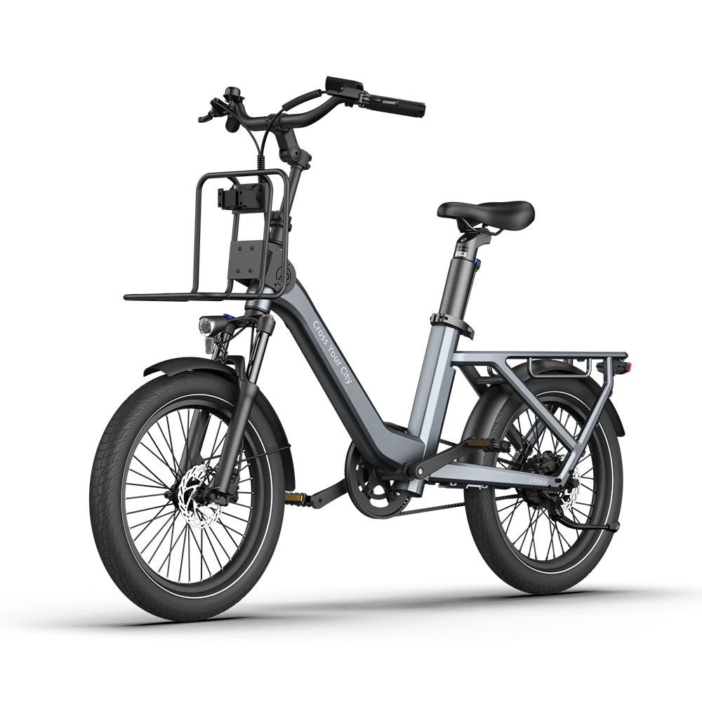 ADO Air One Pro | Ultra – Grijs - compacte, high-tech vouw- e-bike