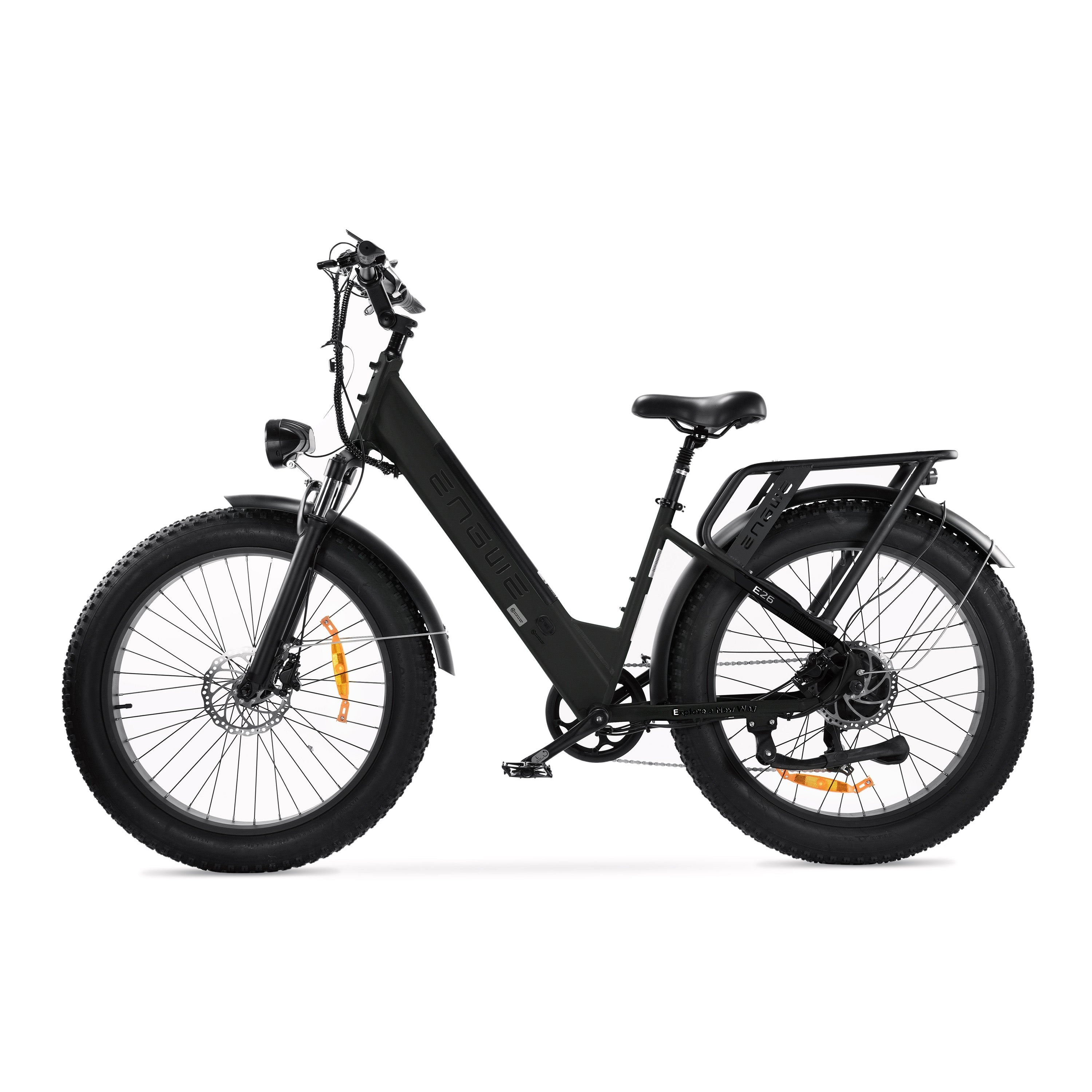ENGWE E26 | Family-Deal | Lage instap | Fatbike | Geel | Junior 6+ & Peuter