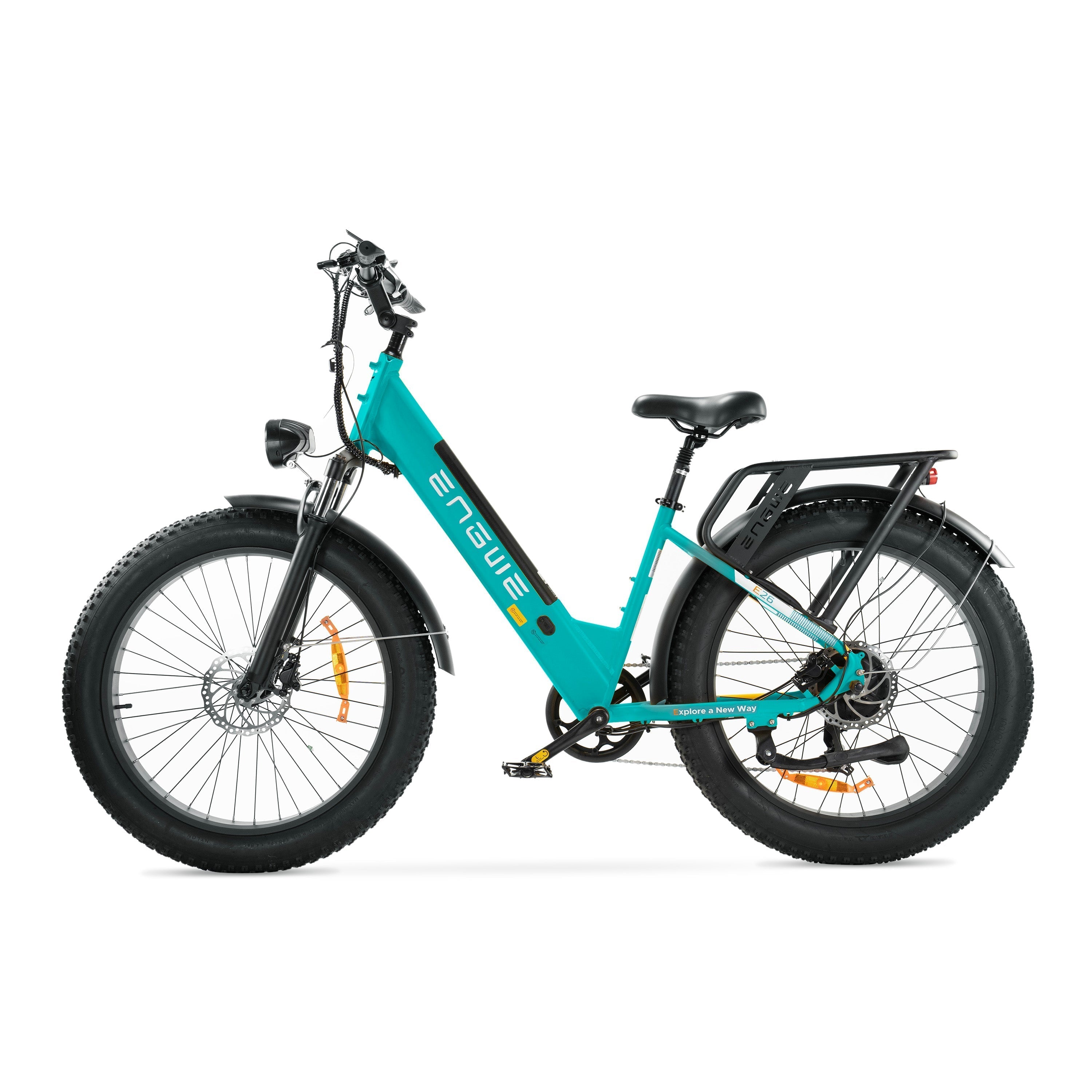 ENGWE E26 | Family-Deal | Lage instap | Fatbike | Zwart | Junior 6+ & Peuter