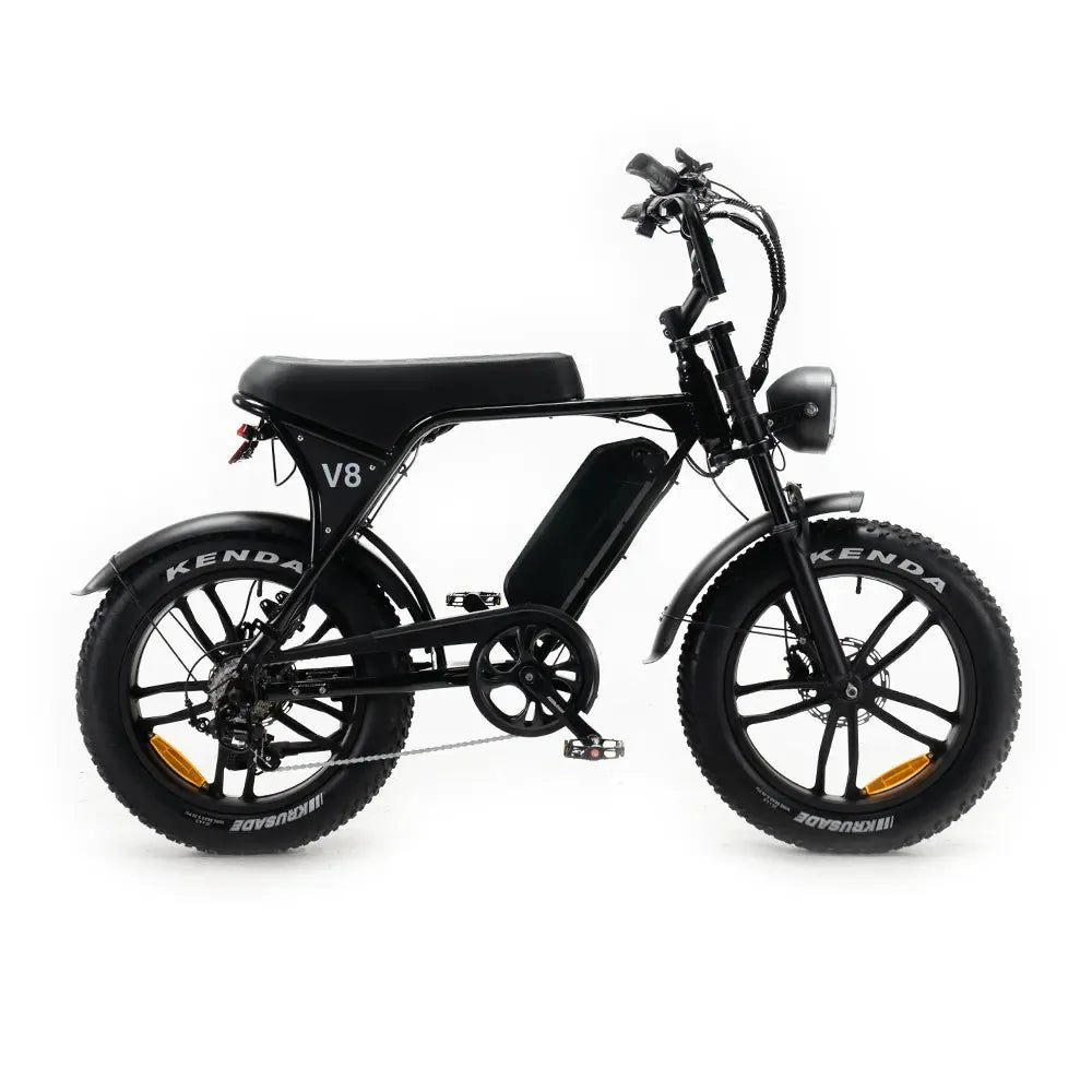 OUXI V8 / C80 6.0 Fatbike 2025 Glans-zwart