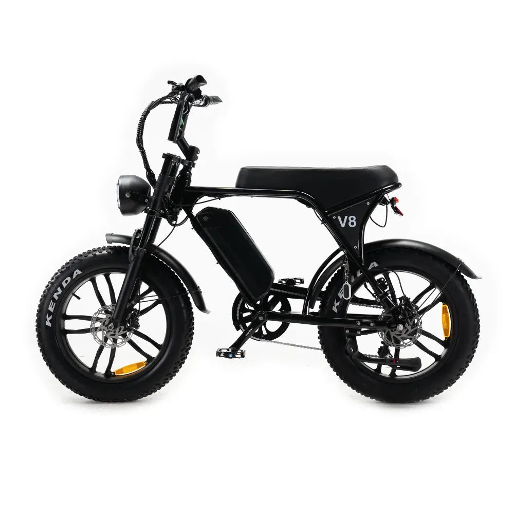 OUXI V8 / C80 6.0 Fatbike 2025 Glans-zwart