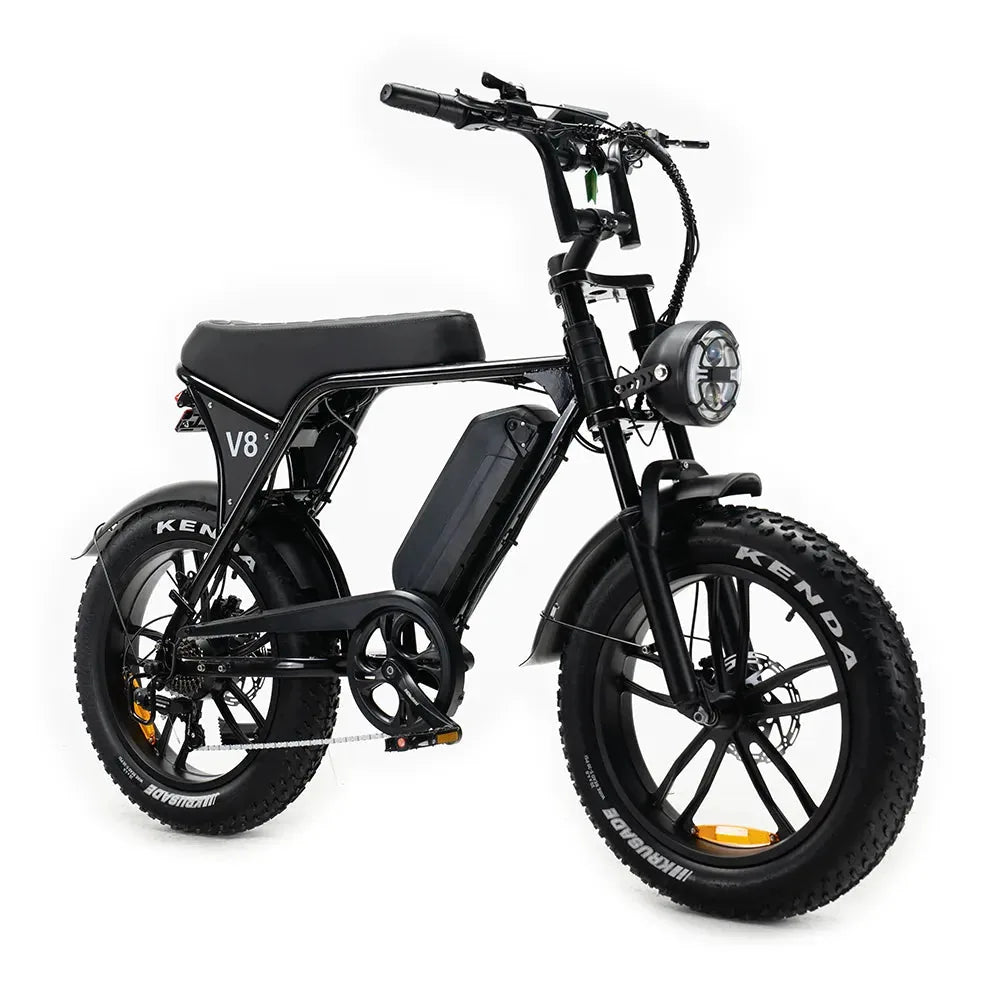 OUXI V8 / C80 6.0 Fatbike 2025 Glans-zwart