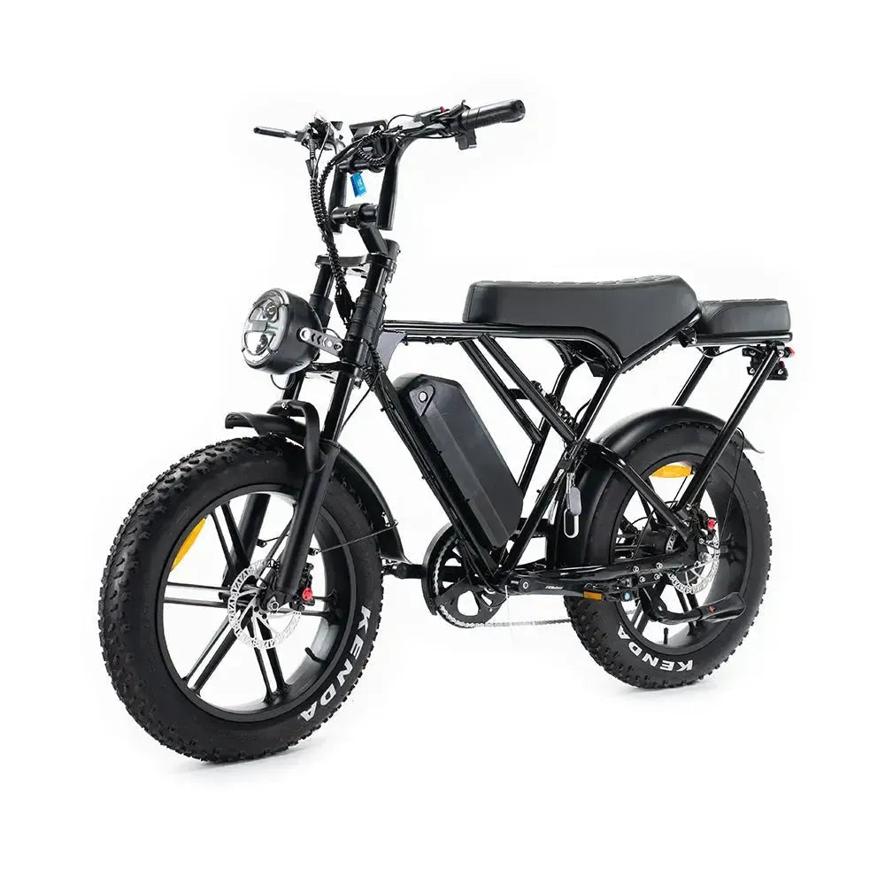 OUXI C90 (H9) Fatbike 2025 + achterzitje + voorrekje + voetsteuntjes + alarm + telefoonhouder + ART-2 kettingslot 🎁