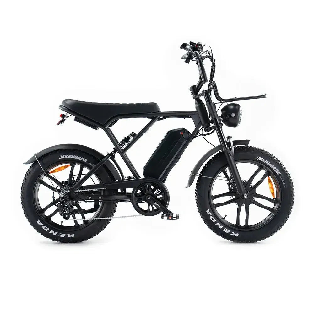 OUXI H9 Fatbike 2025 + voorrekje + voetsteuntjes + alarm + telefoonhouder + ART-2 kettingslot 🎁