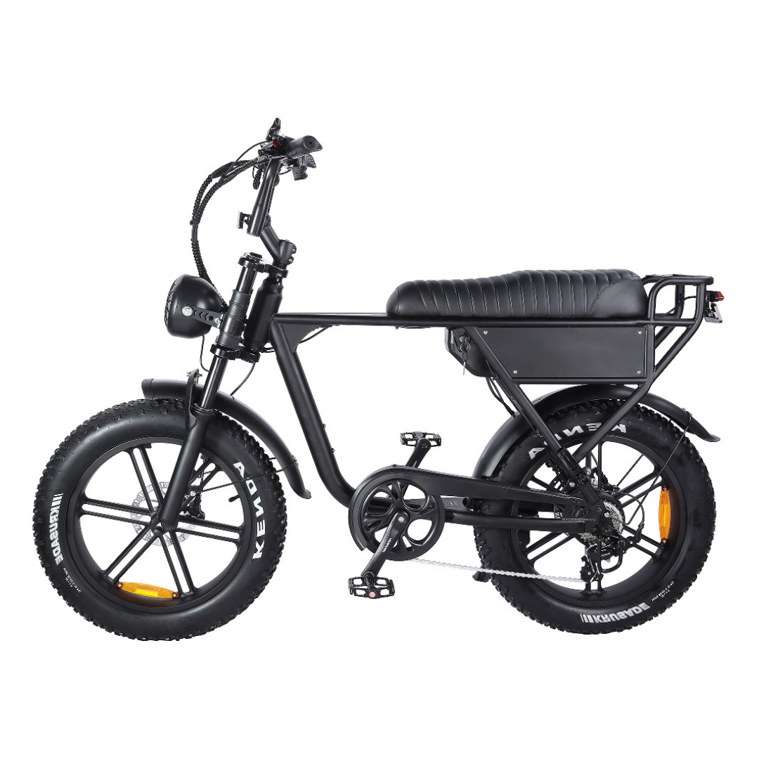 OUXI C63 Fatbike 2025 + alarm + voetsteuntjes + ART-2 kettingslot 🎁