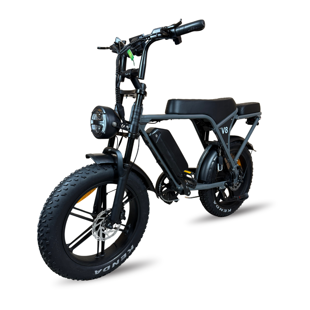 OUXI V8 / C80 6.0 Fatbike 2025 Grijs | Combi-Deal 🔥