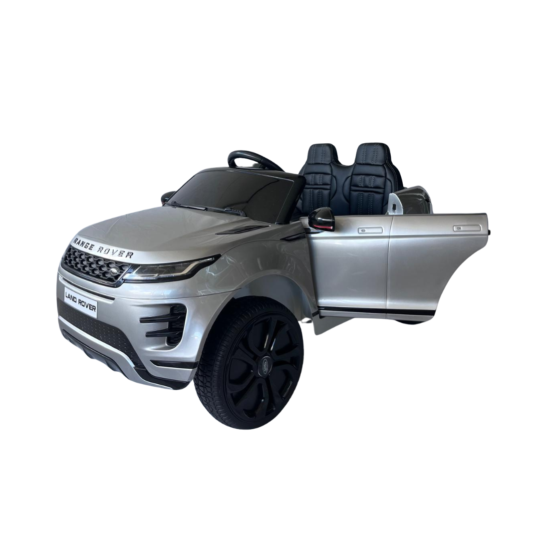 Kinderauto Range Rover Velar 12V met Afstandsbediening - Grijs, 1-persoons