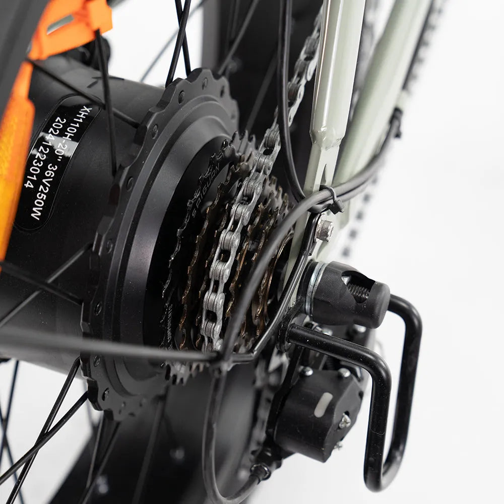 Windgoo E20 Pro – Beige - Lage instap - vouwfiets