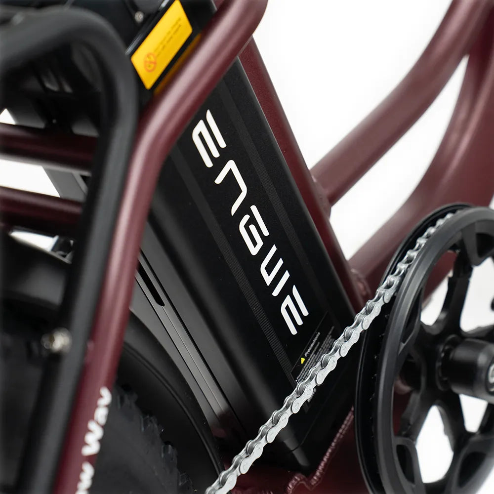ENGWE L20 Boost - Fatbike - Wijn-rood