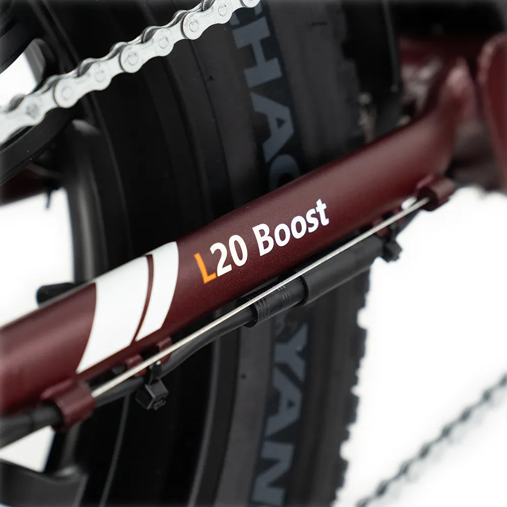 ENGWE L20 Boost - Fatbike - Wijn-rood