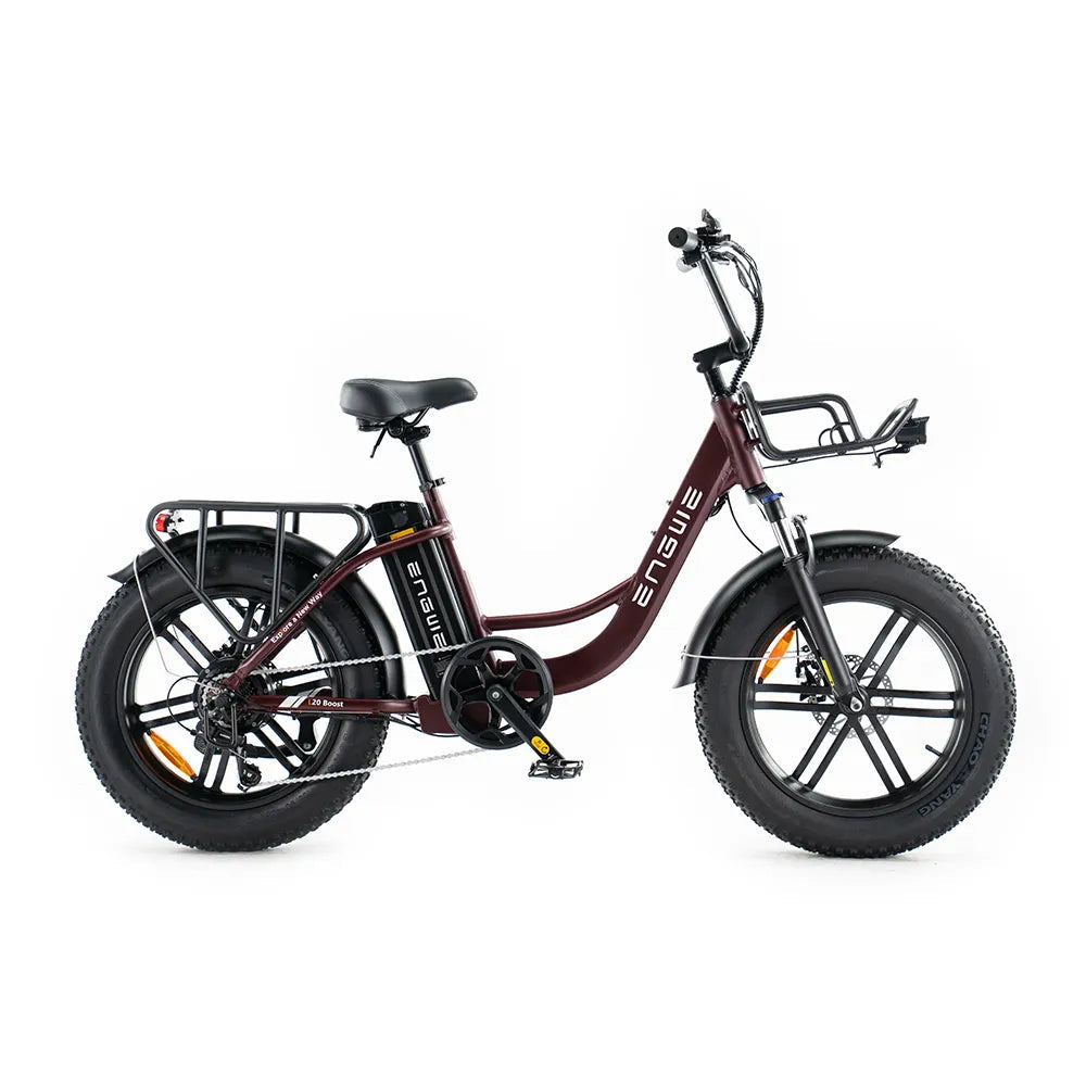 ENGWE L20 Boost - Fatbike - Wijn-rood
