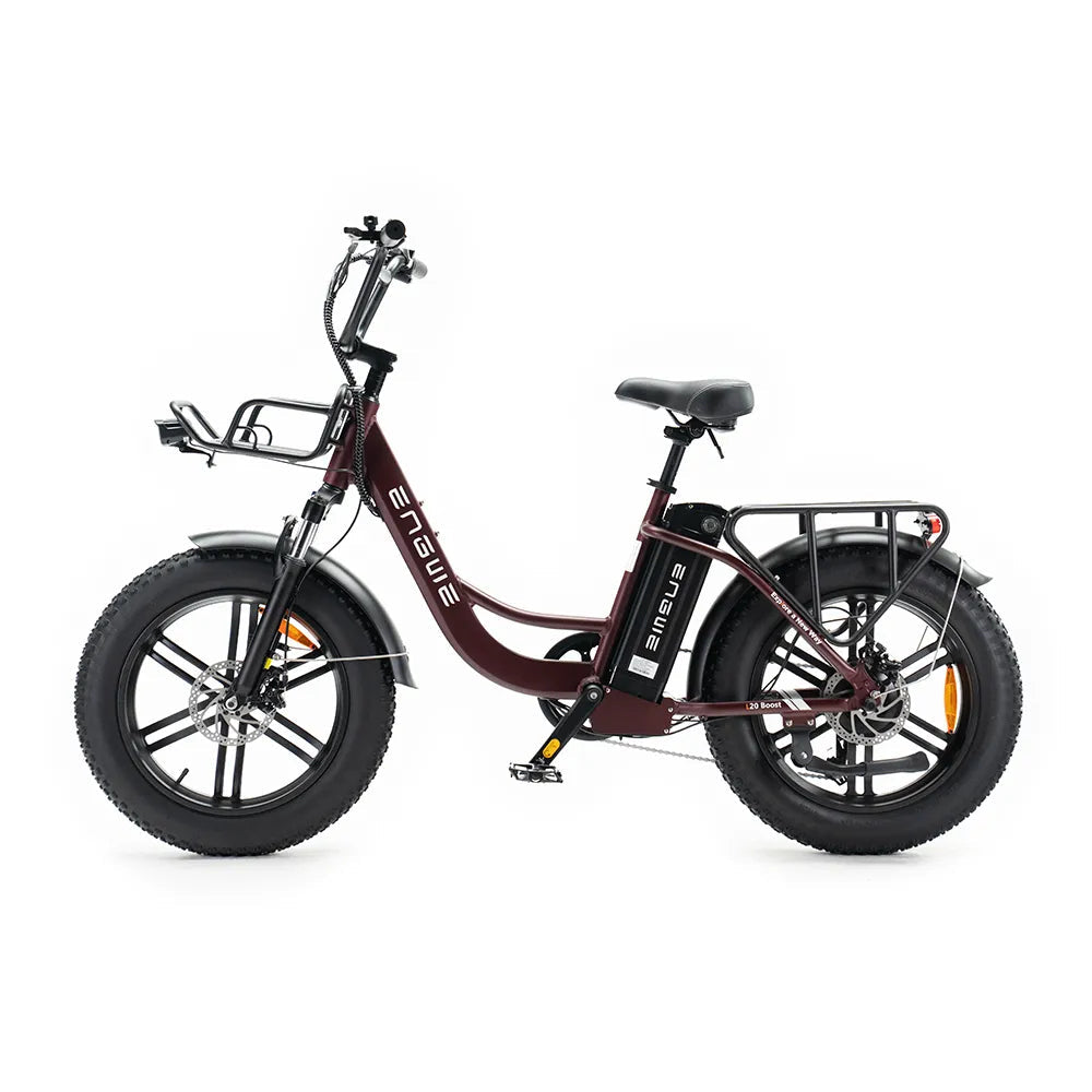ENGWE L20 - Fatbike - Wijn-rood